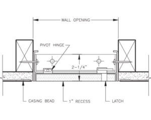 WB RDW 410-2 Series Access Door Sizes & Specifications - WB Doors