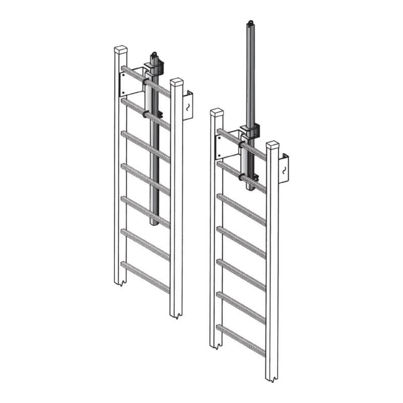 Safety Post for Fixed Ladders - WB SP Series - WB Doors